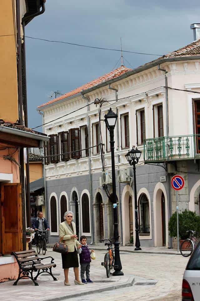Straatzicht in Shkoder